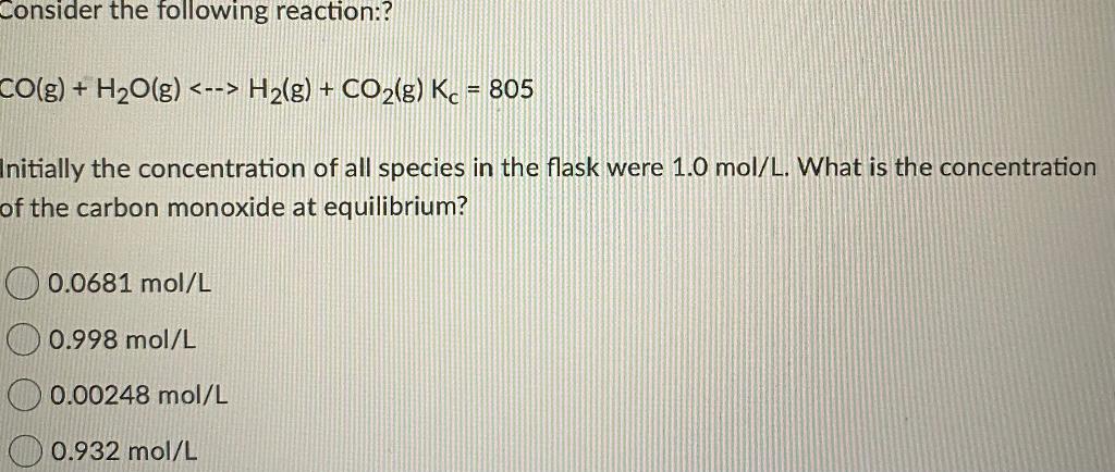 Solved Consider The Following Reaction: 2 SO3(g) 2 | Chegg.com