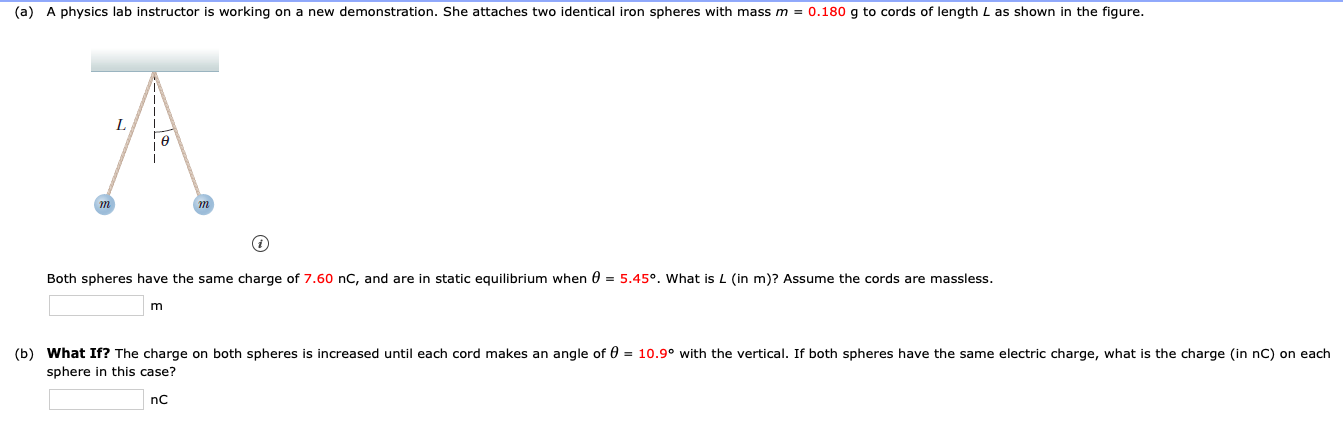 Solved A physics lab instructor is working on a new | Chegg.com