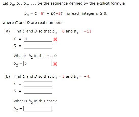 Solved Let Bor By By Be The Sequence Defined By The 0695