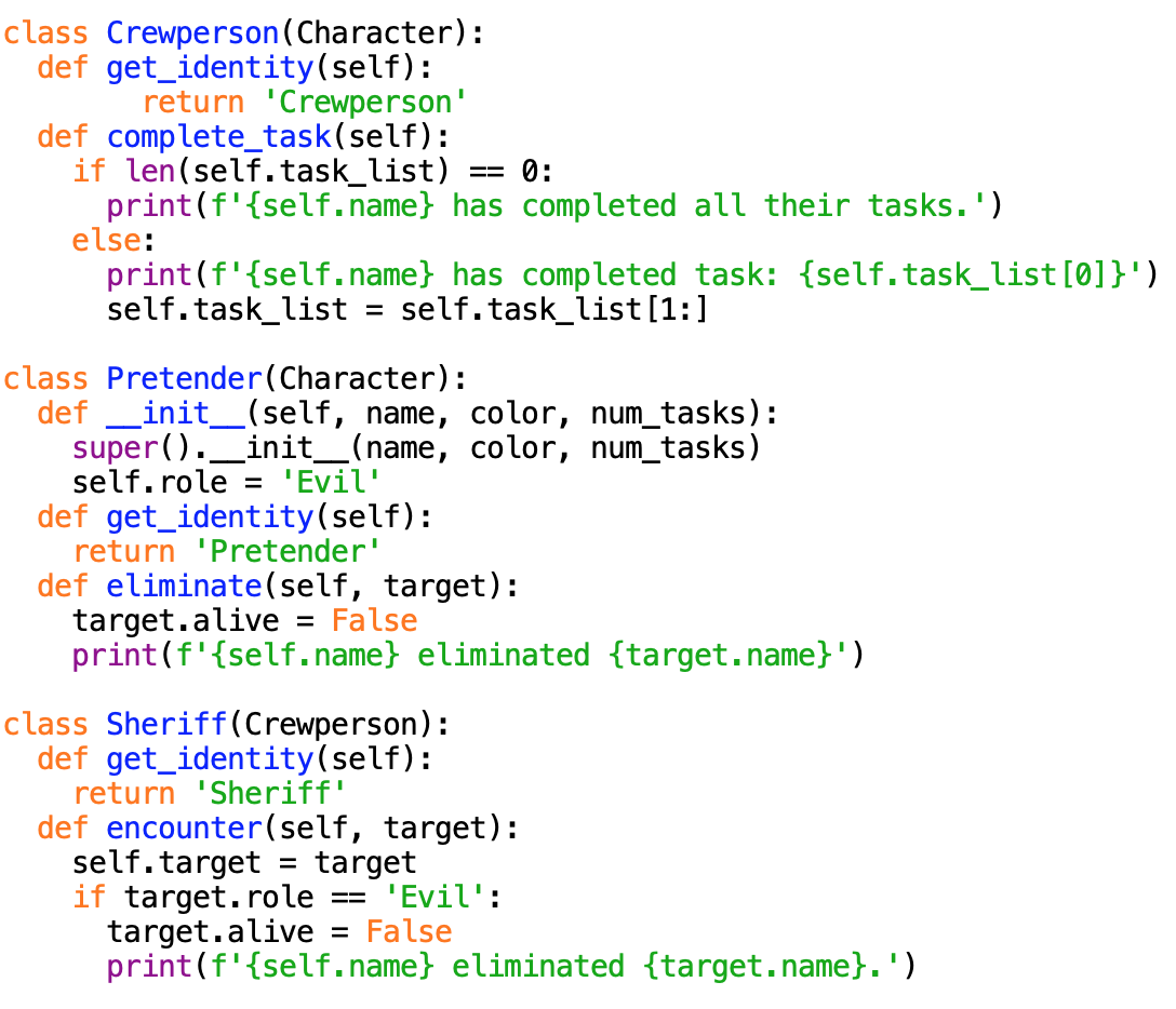 Solved Assignment focuses on coding for python classes and | Chegg.com