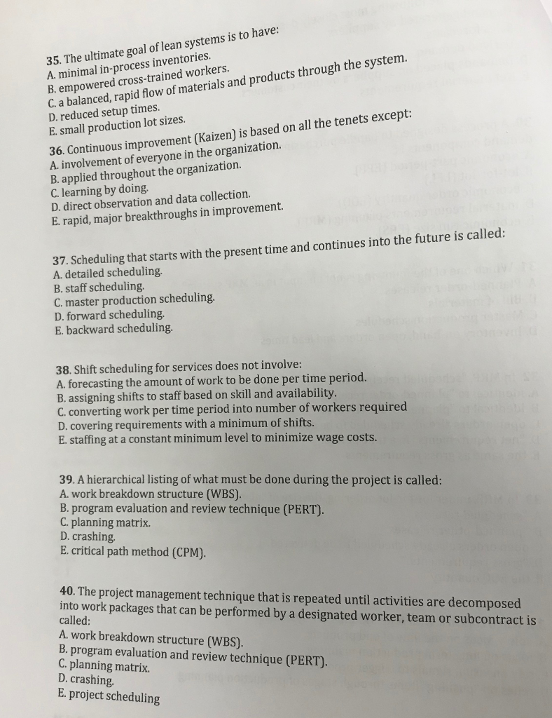 Strategic Capacity Management Flashcards Chegg Com