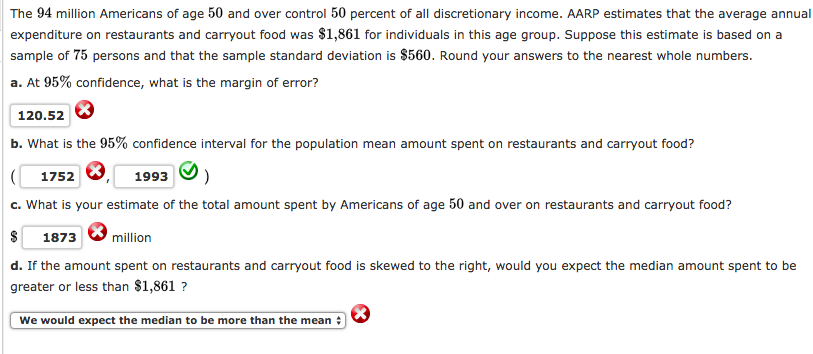 Solved The 94 Million Americans Of Age 50 And Over Control | Chegg.com