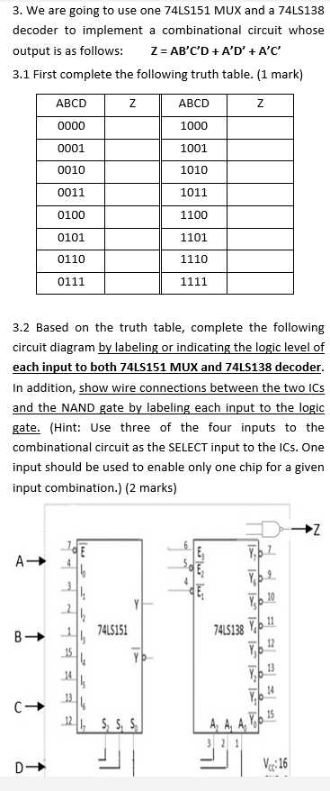 74ls138 truth table