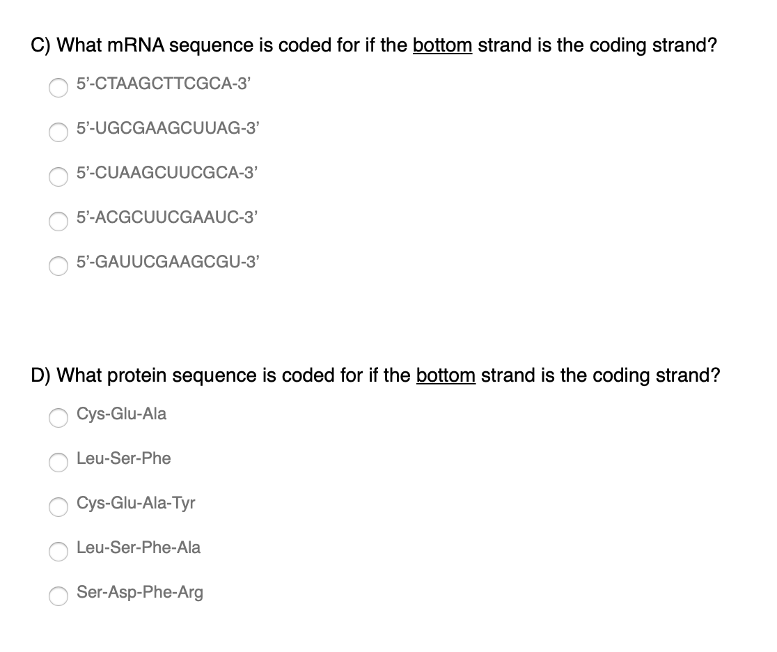 Solved The Following Questions Will Require The Genetic Code Chegg Com