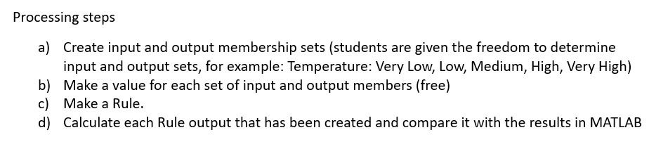 Solved Processing steps a) Create input and output | Chegg.com