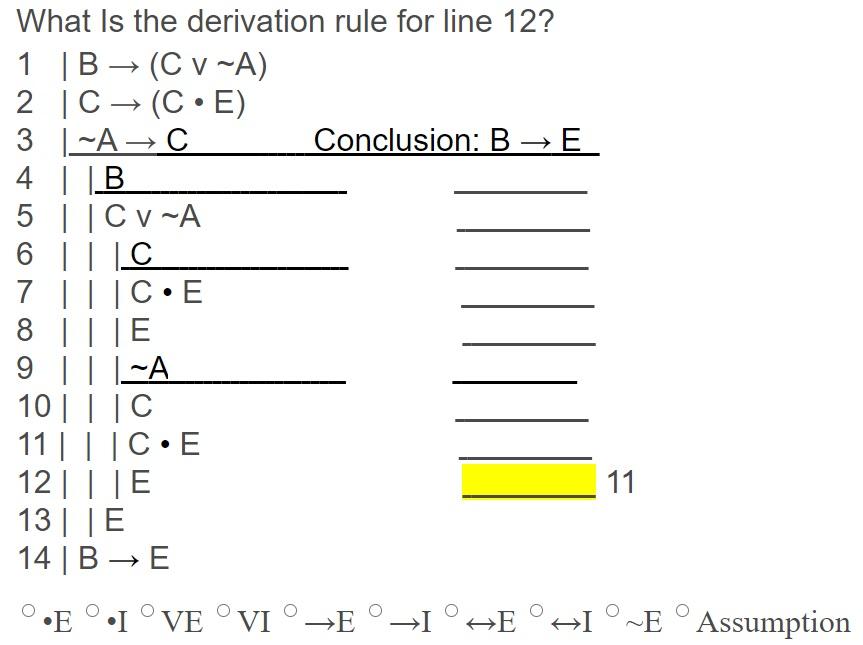 Solved What Is The Derivation Rule For Line 12 1 Tb Cv Chegg Com