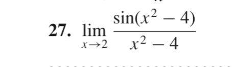 Solved limx→2x2−4sin(x2−4)28. f(x)=x2−2xln(x2−1) | Chegg.com