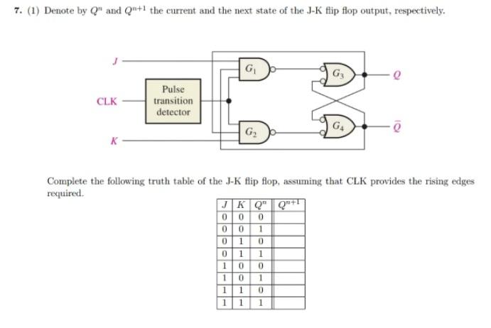 Solved 7. (1) Denote by Q