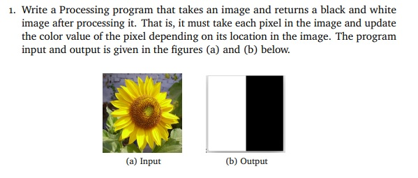 Solved (Java) - Write a program that takes an image and | Chegg.com
