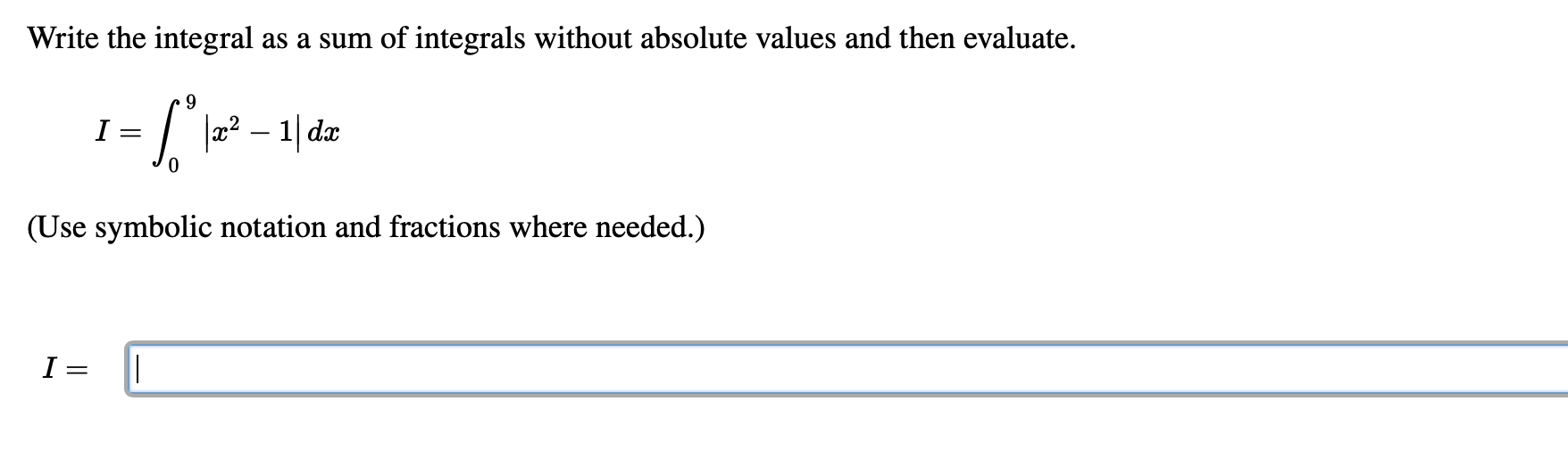 Integrals Sum Solution Solved Write the integral as a sum of integrals without | Chegg.com