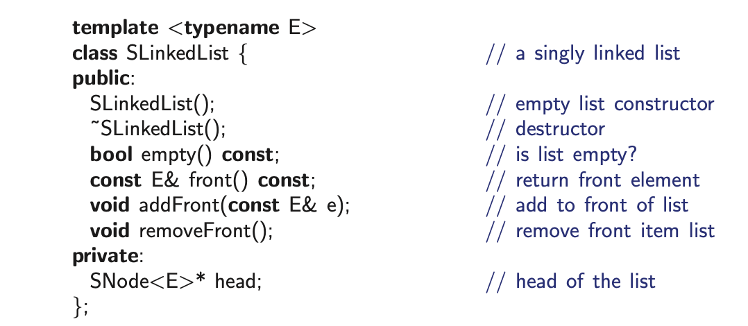 Solved 1. Implement the following in the template version of | Chegg.com