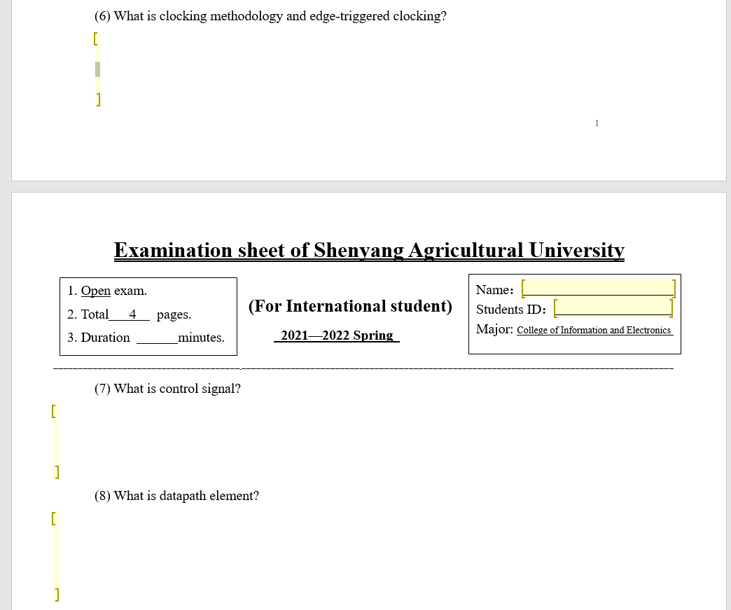 Solved [ ] (6) What is clocking methodology and