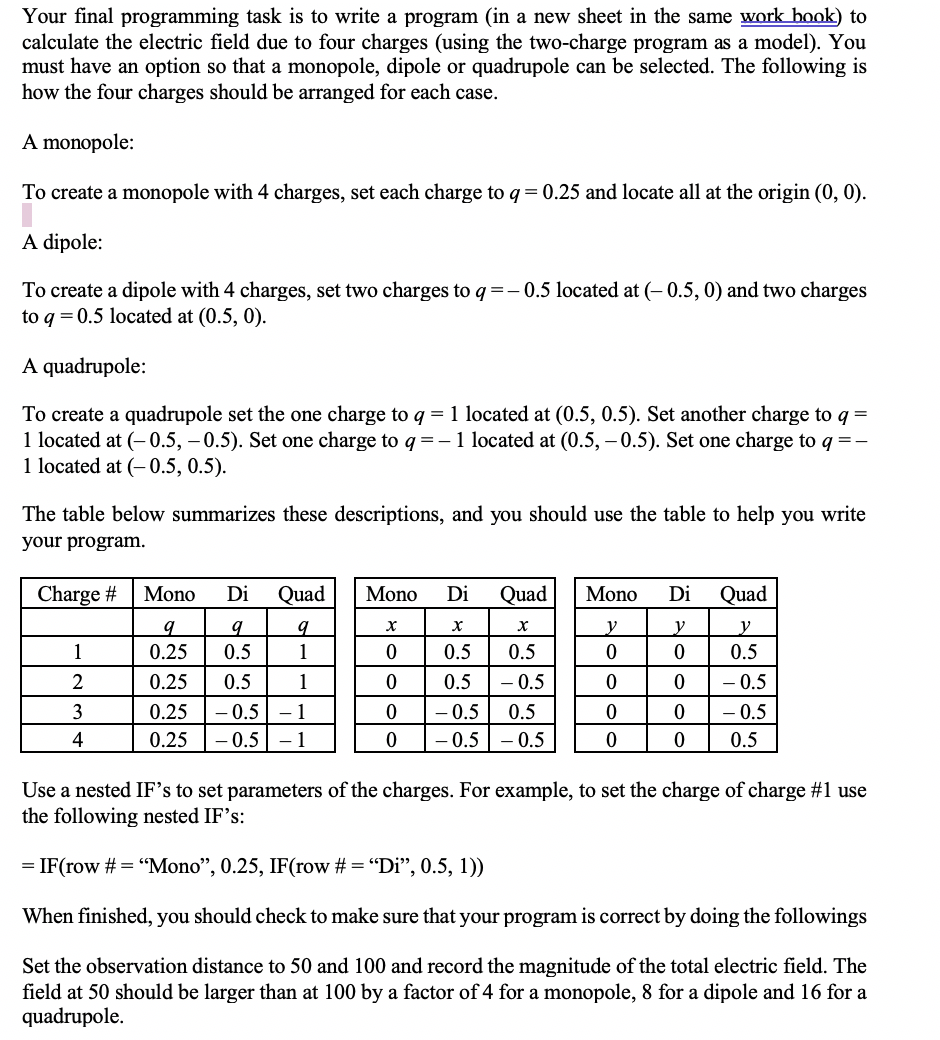 Your final programming task is to write a program (in | Chegg.com