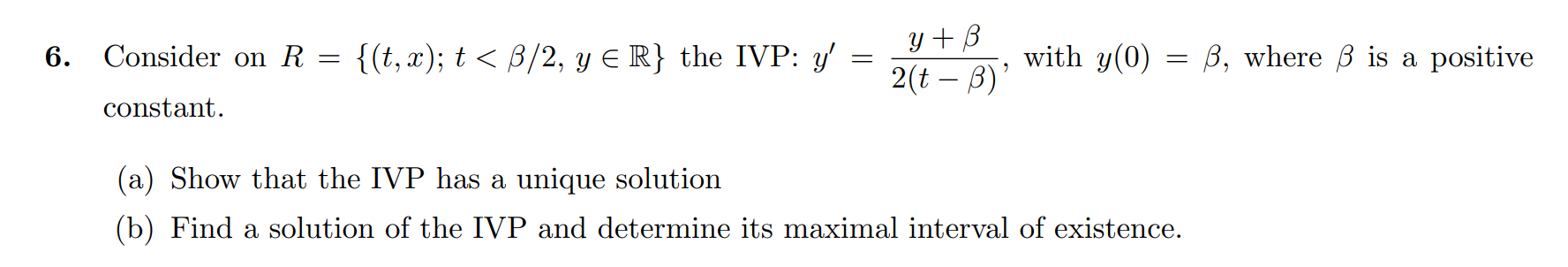 Solved Consider on R={(t,x);t