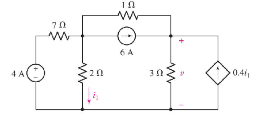 In The Circuit Shown In The Figure, Use Superposition 