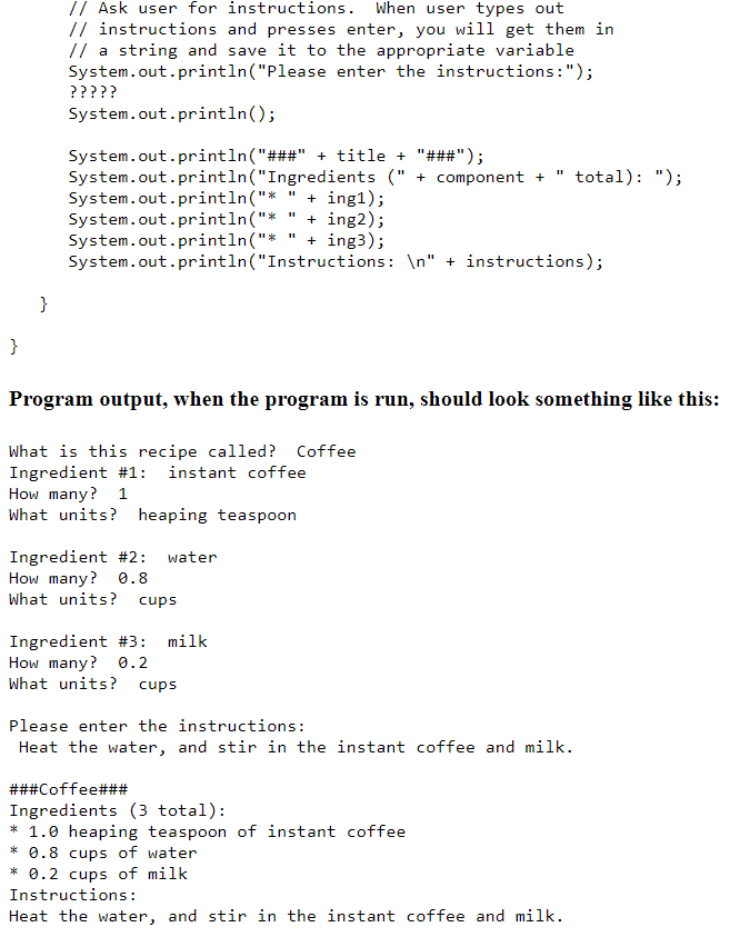 Solved Please do not change code that I have already | Chegg.com