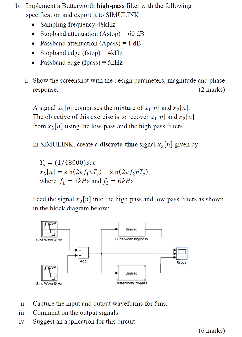 Solved A 5. In This Exercise, We Study The Use Of Filters To | Chegg.com