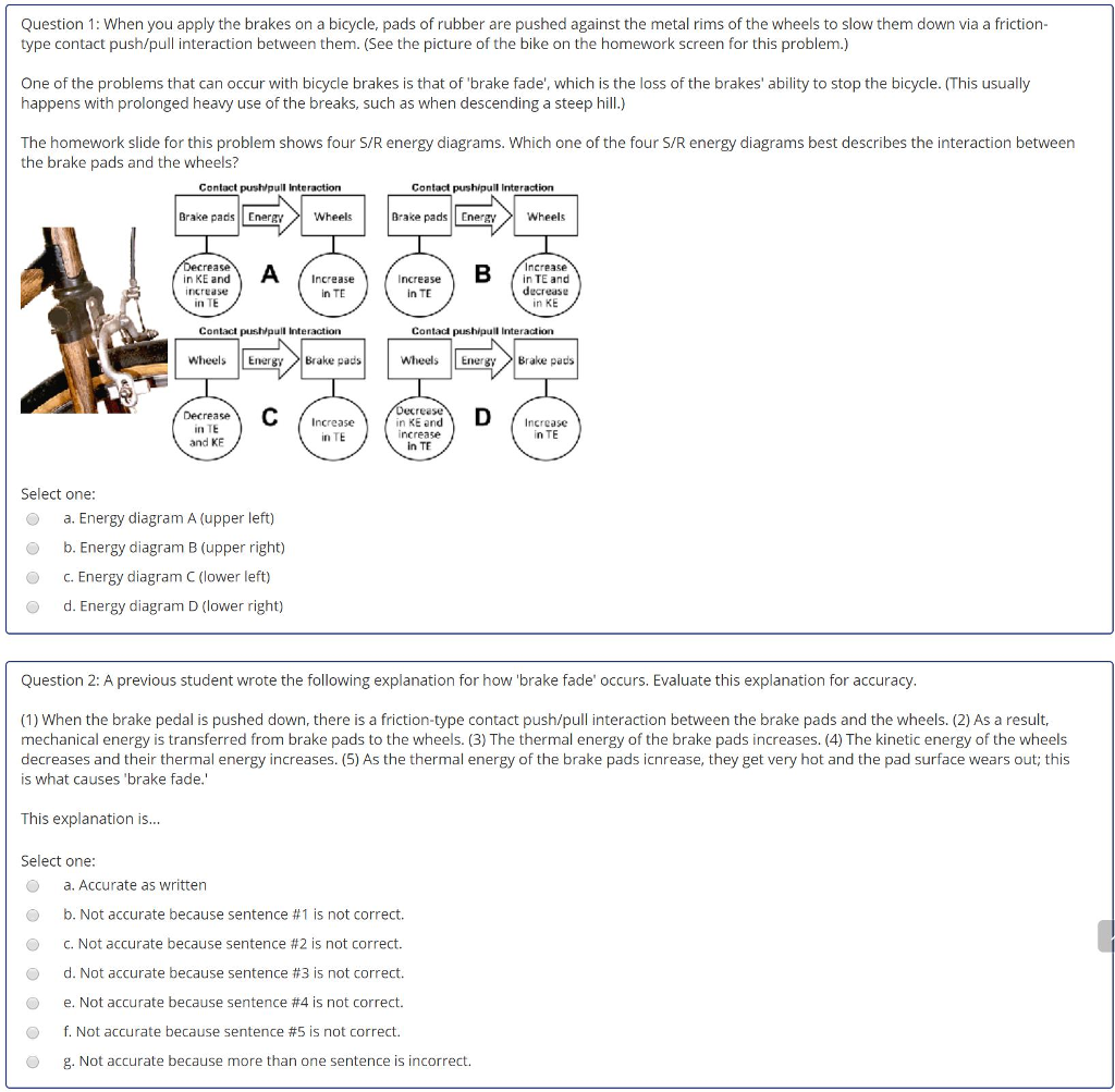 solved-question-1-when-you-apply-the-brakes-on-a-bicycle-chegg