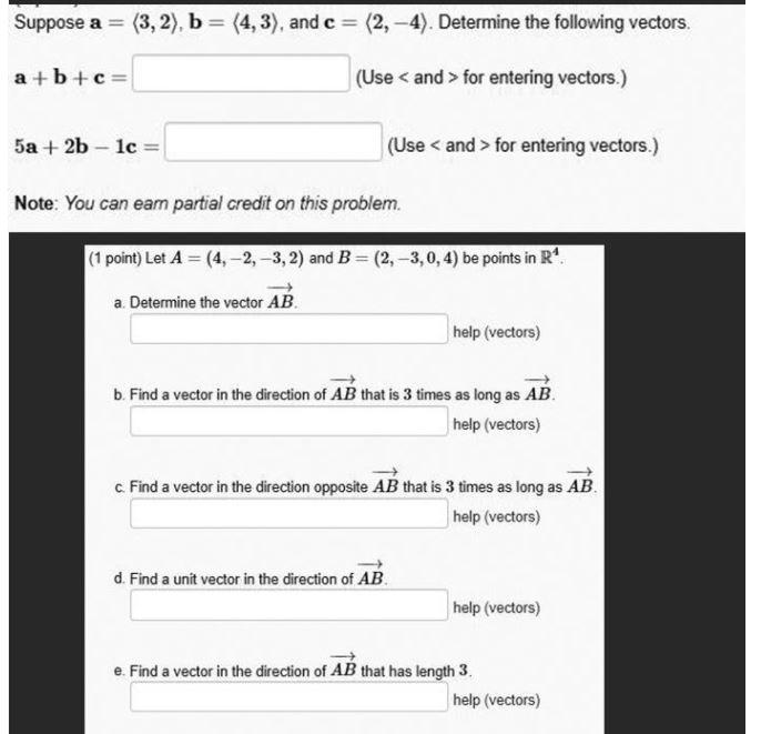 Solved Suppose A = (3, 2), B = (4,3), And C = (2,-4). | Chegg.com