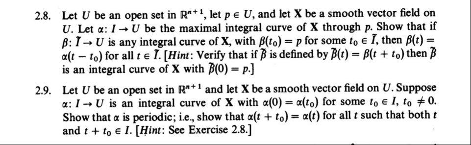 Solved 2.8. Let U be an open set in pr+1, let pe U, and let | Chegg.com
