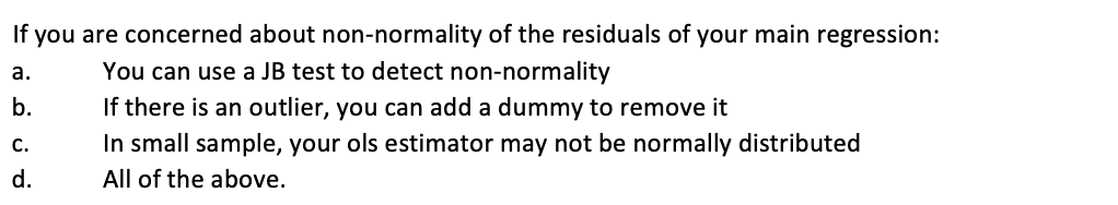 Solved If you are concerned about non-normality of the | Chegg.com