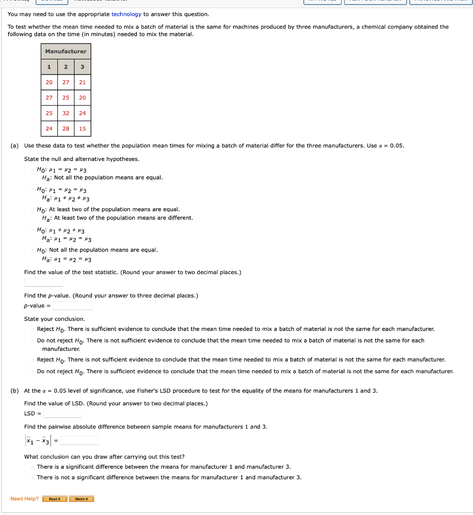 Solved You may need to use the appropriate technology to | Chegg.com