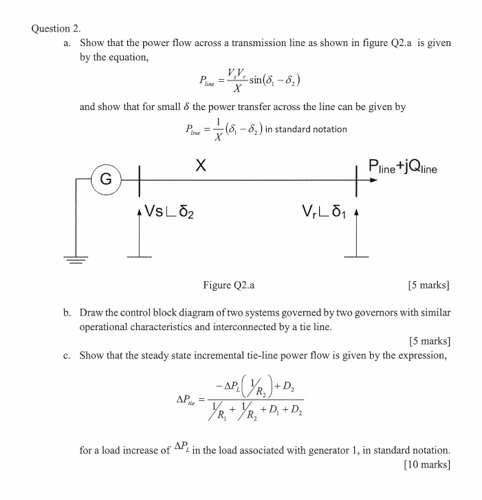 Solved Question 2. a. Show that the power flow across a | Chegg.com