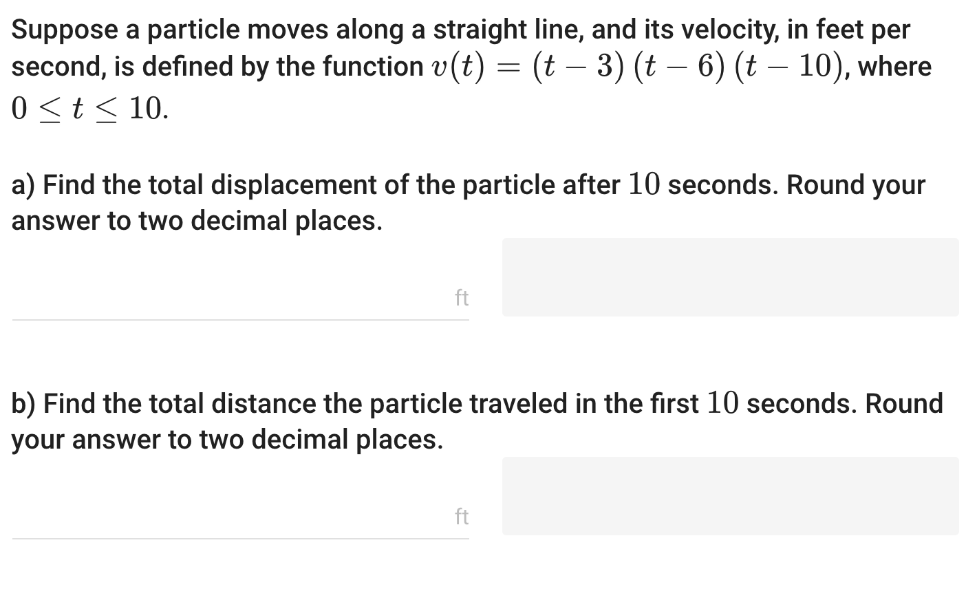 Solved Suppose A Particle Moves Along A Straight Line, And | Chegg.com