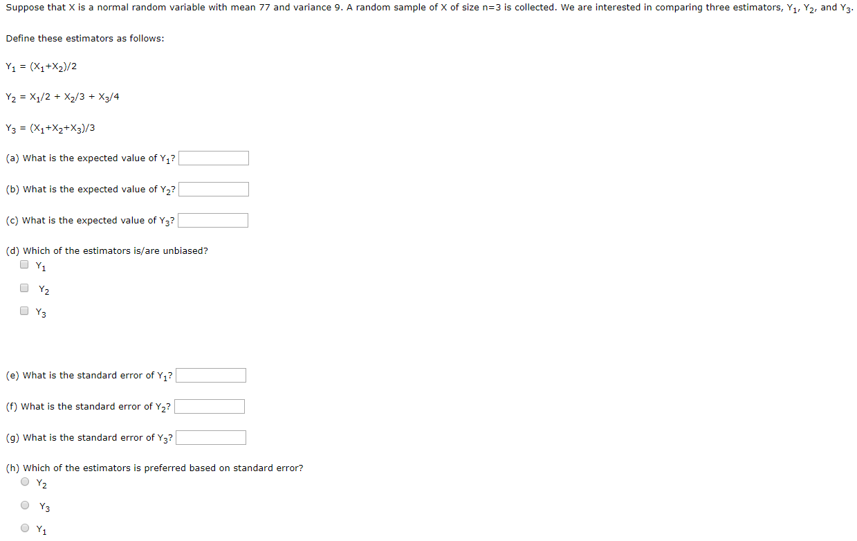 Solved Suppose that X is a normal random variable with mean | Chegg.com