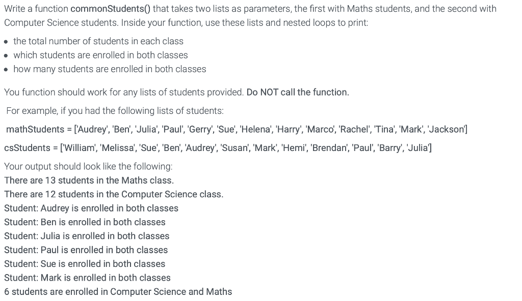 Solved Question 1 (using Python ) i) This task is to write a | Chegg.com