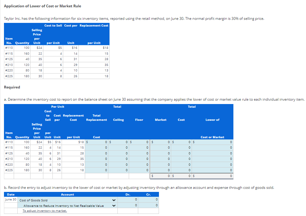 solved-application-of-lower-of-cost-or-market-rule-taylor-chegg