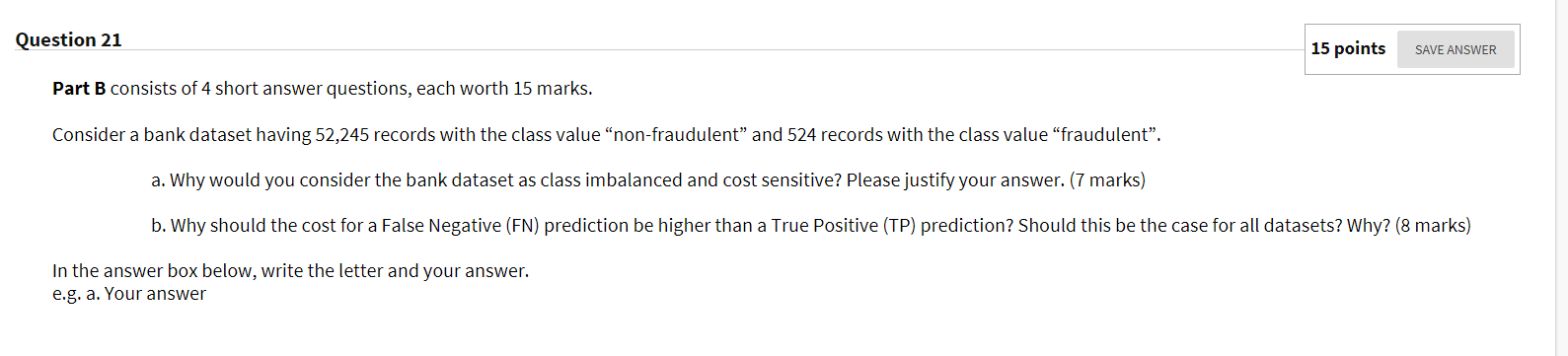 Solved Part B Consists Of 4 Short Answer Questions, Each | Chegg.com