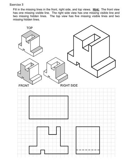 Solved Exercise 3 Fill in the missing lines in the front, | Chegg.com