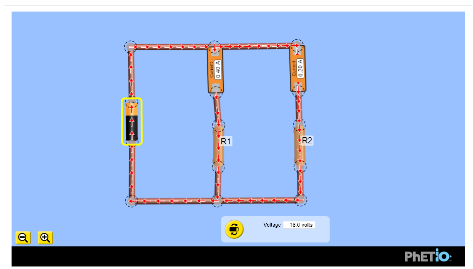 a) Calculate the equivalent resistance Req for R1 and