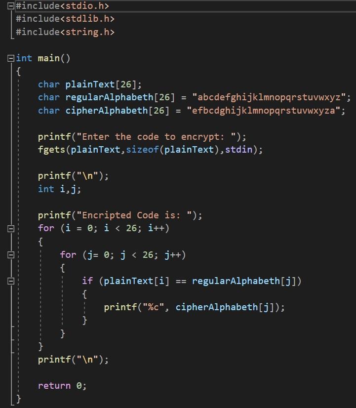 I've code this cipher program in C. It is only 30 | Chegg.com