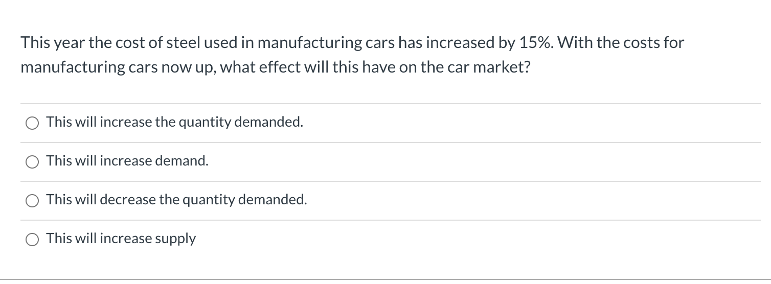 solved-this-year-the-cost-of-steel-used-in-manufacturing-chegg