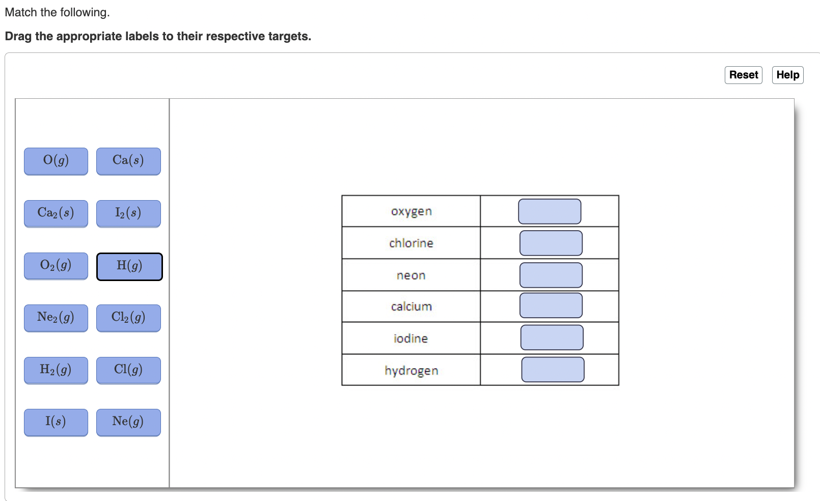 Solved Match The Following. Drag The Appropriate Labels To | Chegg.com