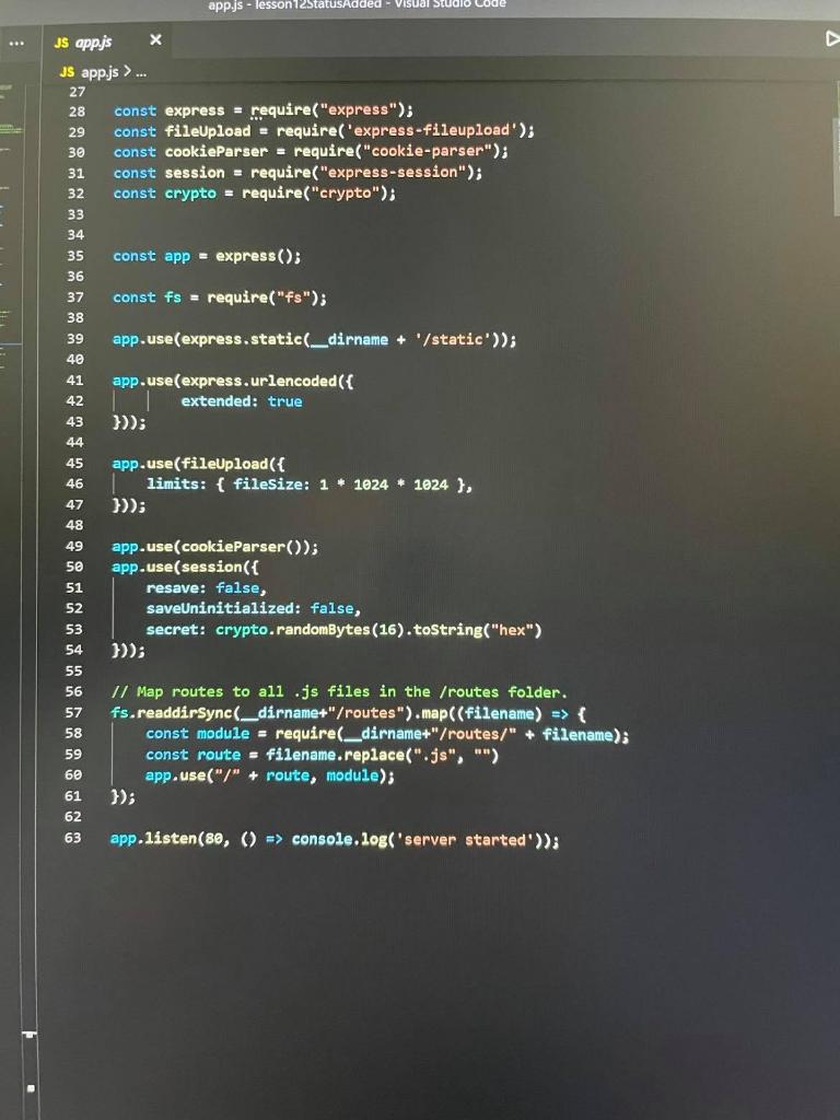Solved Create Node js in express Use a REST API server to | Chegg.com