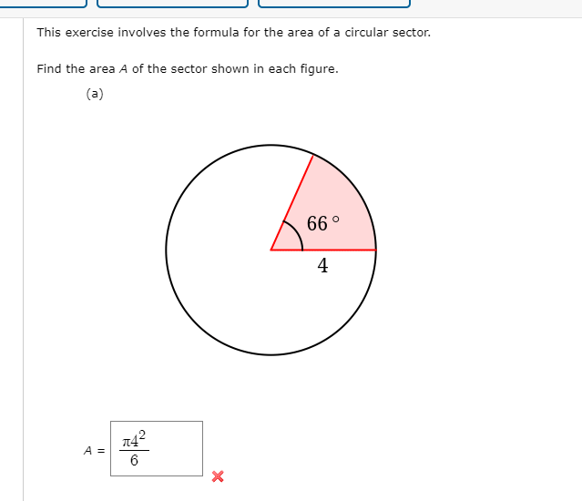 Solved This exercise involves the formula for the area of a | Chegg.com