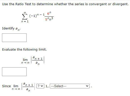 Solved Use the Ratio Test to determine whether the series is | Chegg.com