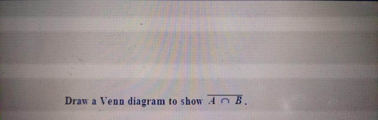 Solved Draw A Venn Diagram To Show An B. | Chegg.com
