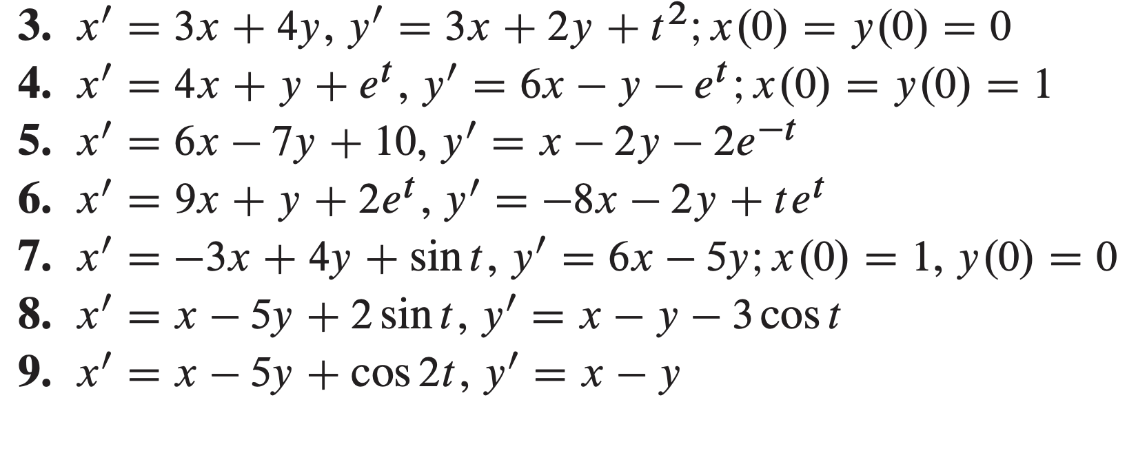 Solved Apply the method of undetermined coefficients to find | Chegg.com