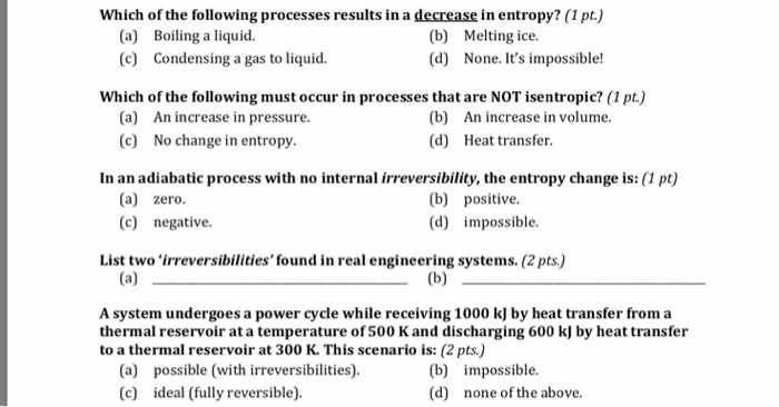 Solved Which of the following processes results in a | Chegg.com
