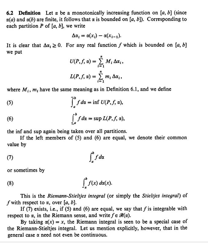 Solved 6.8 Theorem If f is continuous on a b then f R