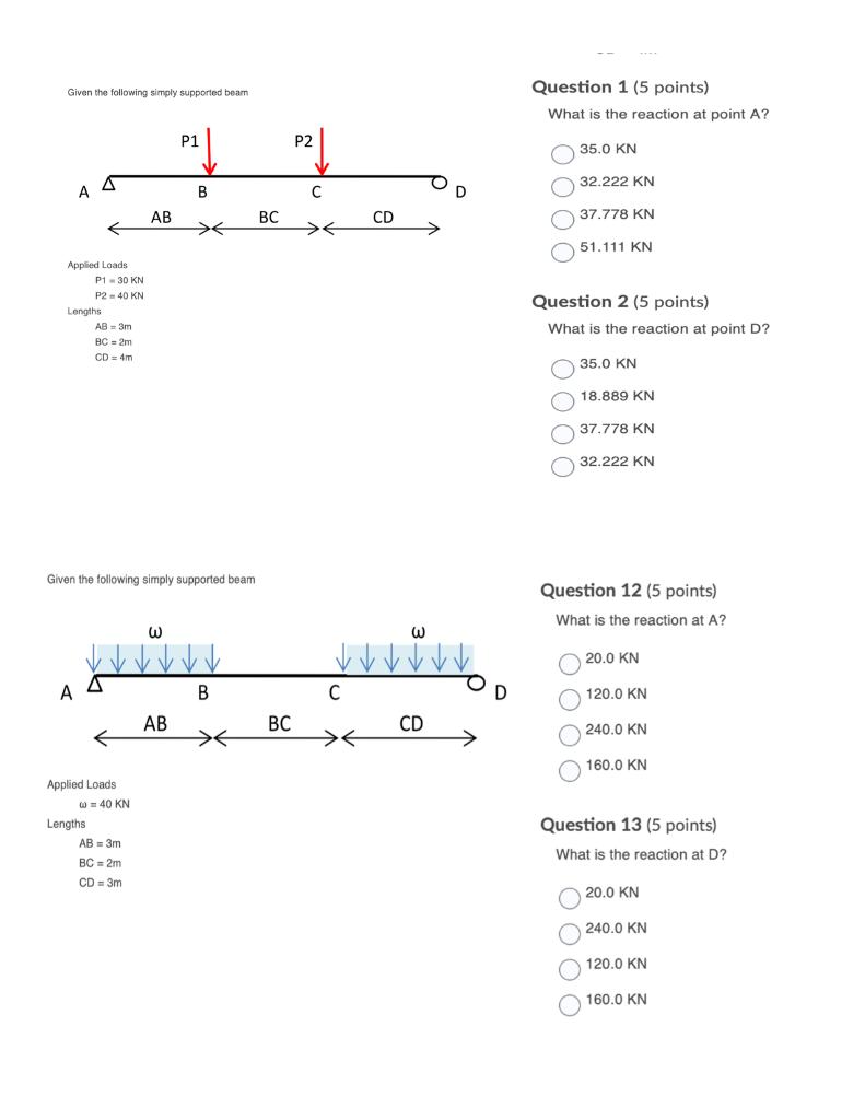 Solved Question 1 (5 Points) Given The Following Simply | Chegg.com