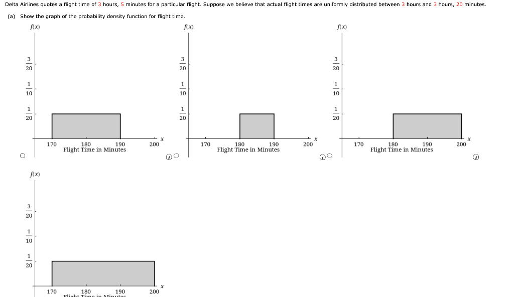Solved Delta Airlines quotes a flight time of 3 hours, 5