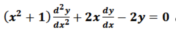 Solved Solve the equation x=0 using the power series | Chegg.com