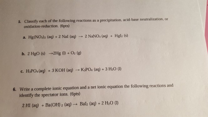 Correctly classify the following reaction 2025 2hgo heat 2 hg o2