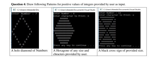 Solved Note:Write C++ code for the following program using | Chegg.com
