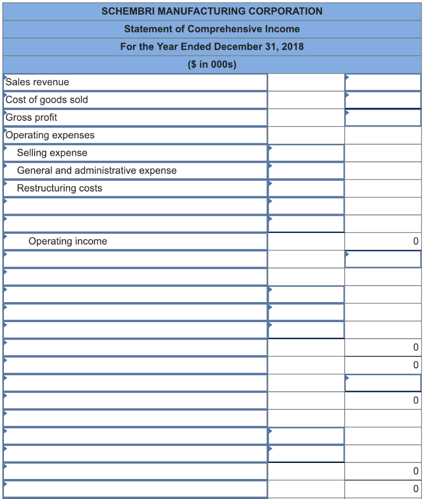 Solved Problem 4-7 Income statement presentation; statement | Chegg.com